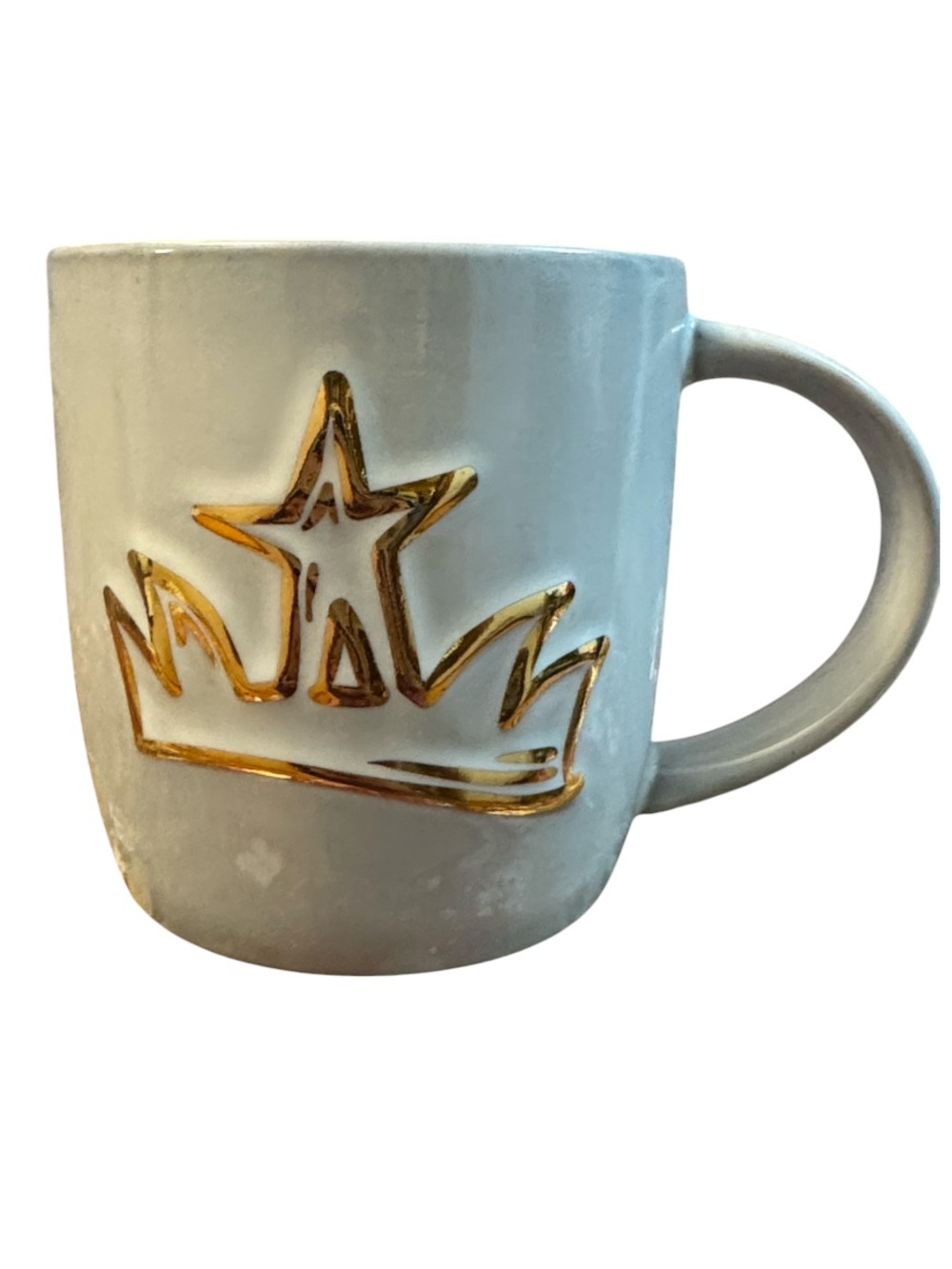 Starbucks 2016 Anniversary Collection Light Grey Gold Siren Logo Mug